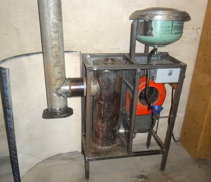 Печь на отработке - установка, выбор и необходимое оборудование для печей работающих на отработке (85 фото и видео)