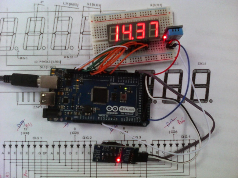 Часы на Arduino используя DS3231