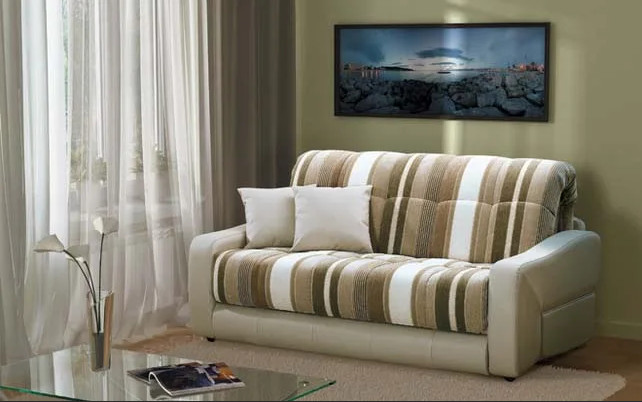 Современная мягкая мебель - диван-аккордеон